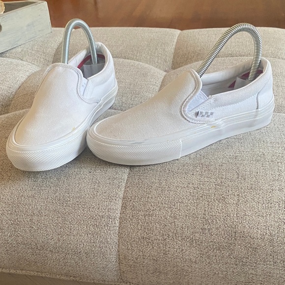 Vans Classic White Skateboarding Sneakers PopCush Mens 4.5 - Picture 1 of 10